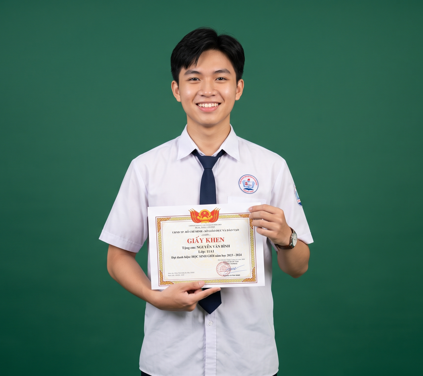 Ảnh vinh danh học viên trúng tuyển